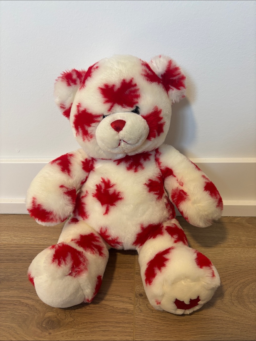 Build-A-Bear Canada Maple Leaf Teddy Bear Plush